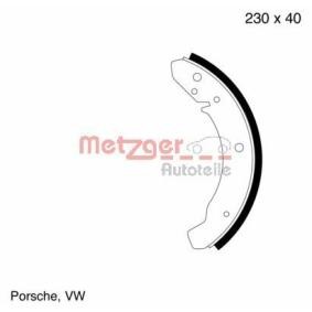 Bremsbacken des Herstellers METZGER - Originalware Artikelnummer: MG 104