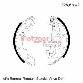 Comprar Juego de zapatas de frenos de METZGER MG 300 a bajo precio de 28,45 €
