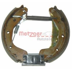 Bremsensatz, Trommelbremse für OPEL von METZGER