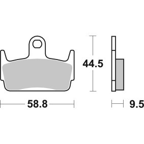 Bremsbeläge des Herstellers sbs - Originalware Artikelnummer: 129CT