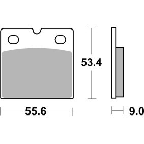 Bremsbeläge des Herstellers sbs - Originalware Artikelnummer: 506DS2