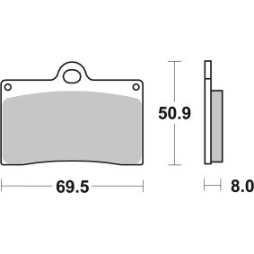 Bremsbeläge des Herstellers sbs - Originalware Artikelnummer: 566RSI