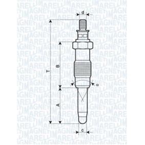 Comprar Bujía de precalentamiento de MAGNETI MARELLI 062900010304 a bajo precio de 8,36 €