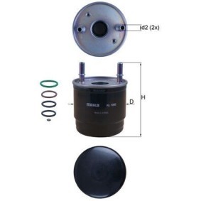 Kraftstofffilter KL 1002D von KNECHT günstig für 39,65 € online kaufen