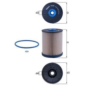 Kraftstofffilter für VAUXHALL von KNECHT