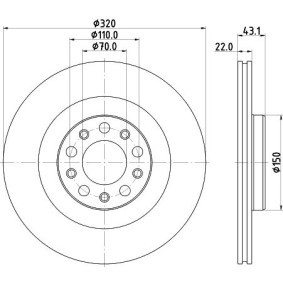 Bremsscheibe MDC3047C von MINTEX günstig für 75,93 € online kaufen