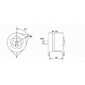 Lichtmaschine 063324403010 von MAGNETI MARELLI günstig für 97,87 € online kaufen