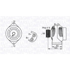 Lichtmaschine von MAGNETI MARELLI
