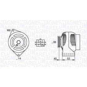 Lichtmaschine für TOYOTA von MAGNETI MARELLI