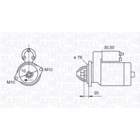 Acquista Motorino avviamento da MAGNETI MARELLI 063522628010 a buon mercato per soli 232,25 €