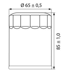 Ölfilter des Herstellers Hi-Q - Originalware Artikelnummer: 50060800650
