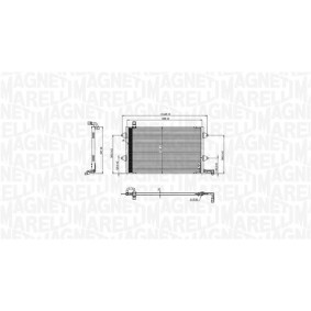 Klimakondensator 350203115000 von MAGNETI MARELLI günstig für 136,15 € online kaufen