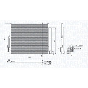 Acquista Condensatore climatizzatore da MAGNETI MARELLI 350203140000 a buon mercato per soli 160,77 €