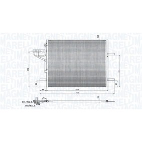 Klimakondensator 350203143000 von MAGNETI MARELLI günstig für 150,18 € online kaufen