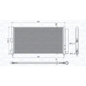 Klimakondensator 350203147000 von MAGNETI MARELLI günstig für 141,19 € online kaufen