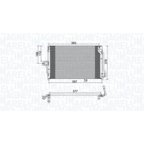 Klimakondensator 350203157000 von MAGNETI MARELLI günstig für 193,83 € online kaufen