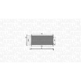 Klimakondensator 350203239000 von MAGNETI MARELLI günstig für 134,01 € online kaufen
