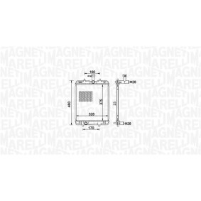 Acquista Condensatore climatizzatore da MAGNETI MARELLI 350203281000 a buon mercato per soli 154,47 €