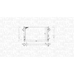 Klimakondensator 350203480000 von MAGNETI MARELLI günstig für 145,45 € online kaufen