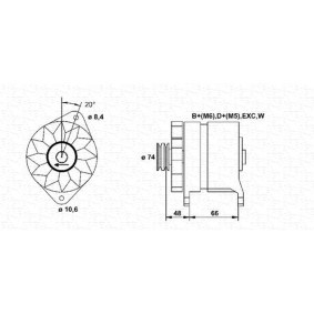 Kühler, Motorkühlung von MAGNETI MARELLI