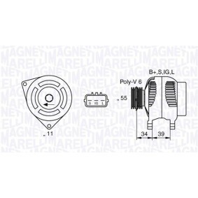 Kühler, Motorkühlung 350213844000 von MAGNETI MARELLI günstig für 125,76 € online kaufen