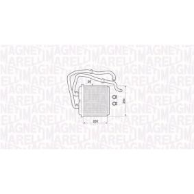 Compre Permutador de calor, aquecimento do habitáculo da MAGNETI MARELLI 350218072000 a um preço baixo por 97,79 €