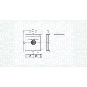 Compre Permutador de calor, aquecimento do habitáculo da MAGNETI MARELLI 350218308000 a um preço baixo por 101,97 €