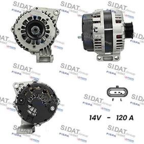 Lichtmaschine A12DR0392A2 von SIDAT günstig für 231,05 € online kaufen