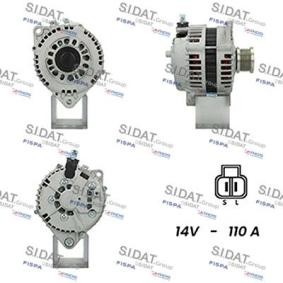 Lichtmaschine A12HT0368A2 von SIDAT günstig für 187,51 € online kaufen