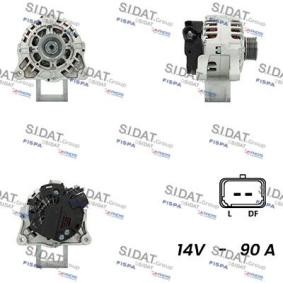 Lichtmaschine A12VA0806A2 von SIDAT günstig für 147,06 € online kaufen