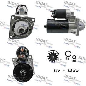 Anlasser S12BH0007A2 von SIDAT günstig für 156,53 € online kaufen