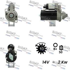 Anlasser S12BH0027A2 von SIDAT günstig für 123,98 € online kaufen