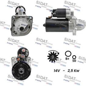 Anlasser S12BH0047 von SIDAT günstig für 168,22 € online kaufen