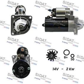 Anlasser S12BH0074A2 von SIDAT günstig für 119,23 € online kaufen