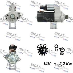 Anlasser S12BH0145A2 von SIDAT günstig für 166,23 € online kaufen