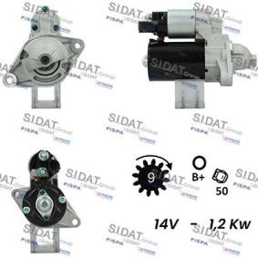 Anlasser S12BH0168A2 von SIDAT günstig für 128,08 € online kaufen