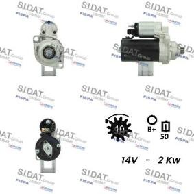 Anlasser S12BH0245A2 von SIDAT günstig für 132,39 € online kaufen