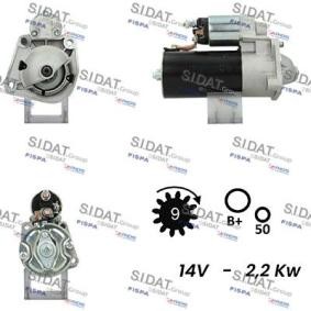 Anlasser S12BH0392A2 von SIDAT günstig für 138,14 € online kaufen
