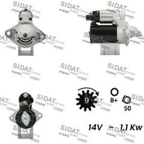 Anlasser S12BH0585A2 von SIDAT günstig für 122,07 € online kaufen
