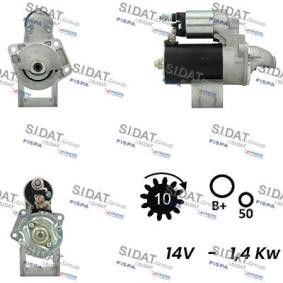 Anlasser S12BH0665A2 von SIDAT günstig für 149,22 € online kaufen