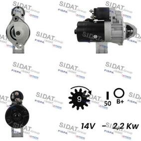 Anlasser S12BH0737A2 von SIDAT günstig für 166,23 € online kaufen