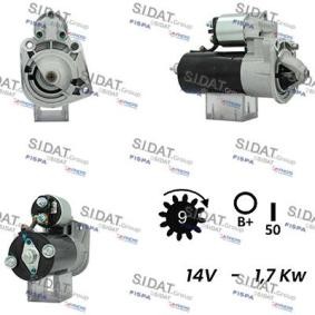 Anlasser S12BH0738A2 von SIDAT günstig für 118,04 € online kaufen
