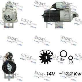 Köp Startmotor av SIDAT S12BH0747A2 till det låga priset 2523,94 kr