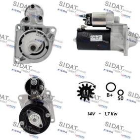 Köp Startmotor av SIDAT S12BH0796A2 till det låga priset 1700,83 kr