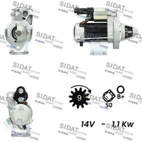 Köp Startmotor av SIDAT S12DE0522A2 till det låga priset 1971,34 kr