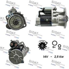 Anlasser S12HT0190A2 von SIDAT günstig für 225,74 € online kaufen