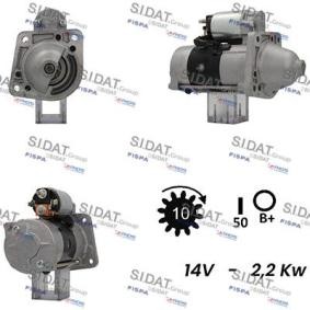 Köp Startmotor av SIDAT S12MH0199A2 till det låga priset 2181,37 kr