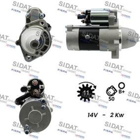Köp Startmotor av SIDAT S12MH0308A2 till det låga priset 2154,93 kr