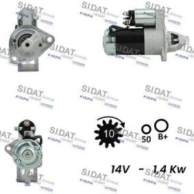 Köp Startmotor av SIDAT S12MH0751A2 till det låga priset 1647,44 kr