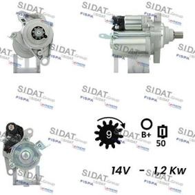 Köp Startmotor av SIDAT S12MT0527A2 till det låga priset 2691,89 kr